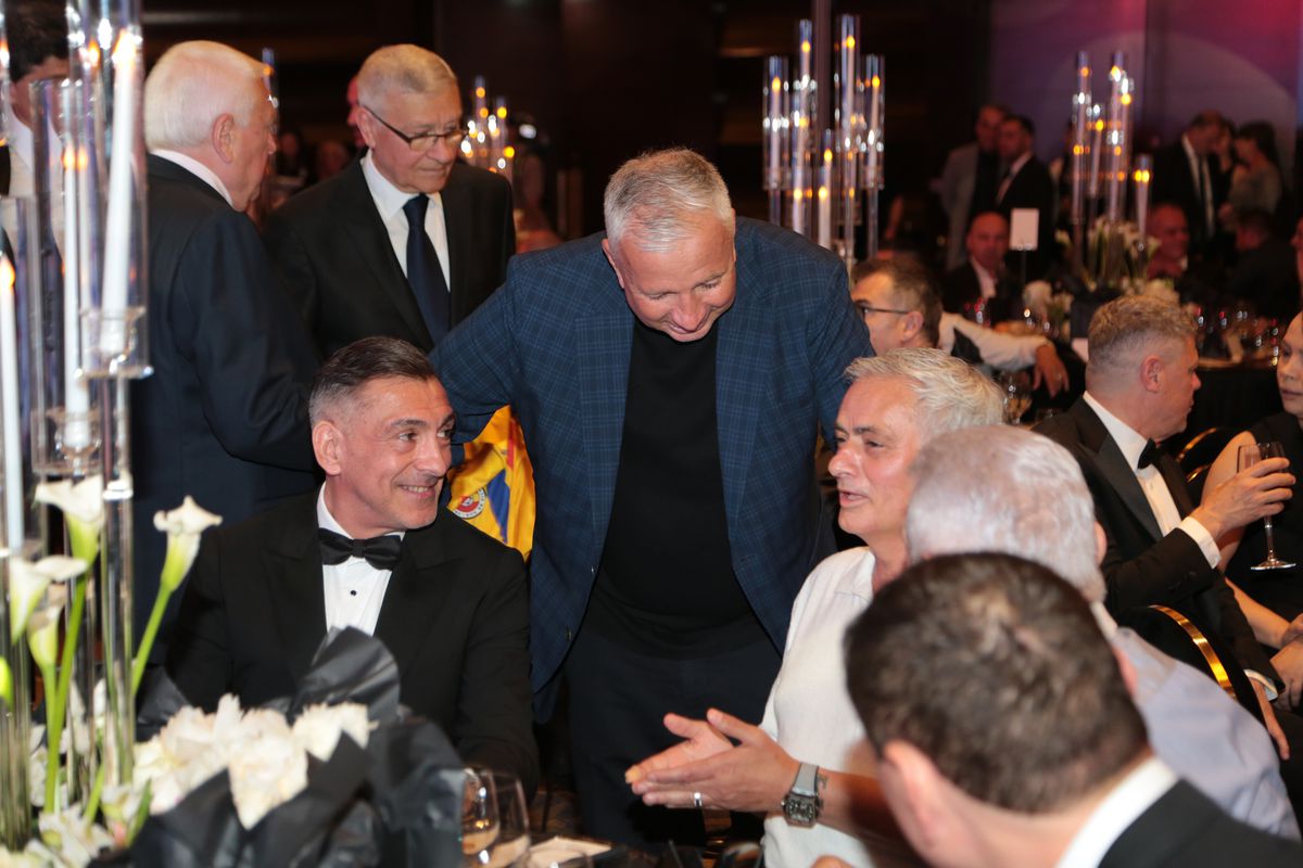 Cristi Borcea și Patrick, la dineul Generației de Aur