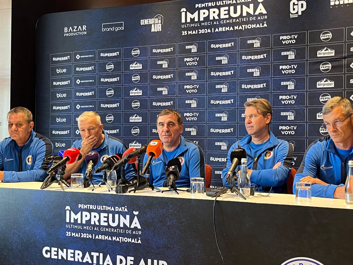 Conferința de presă a Generației de Aur