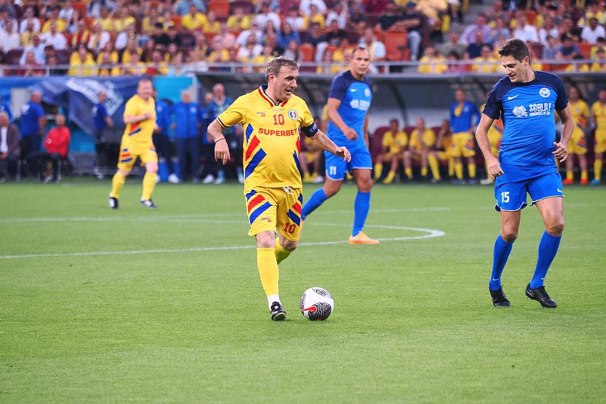 Generația de Aur – Legendele Lumii, meciul de adio al eroilor României » Victorie de senzație pentru „tricolori”! Gheorghe Hagi a făcut spectacol