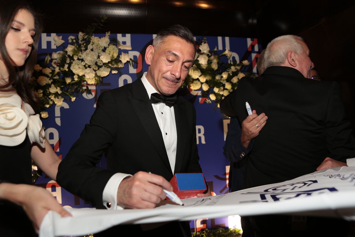 Cristi Borcea și Patrick, la dineul Generației de Aur