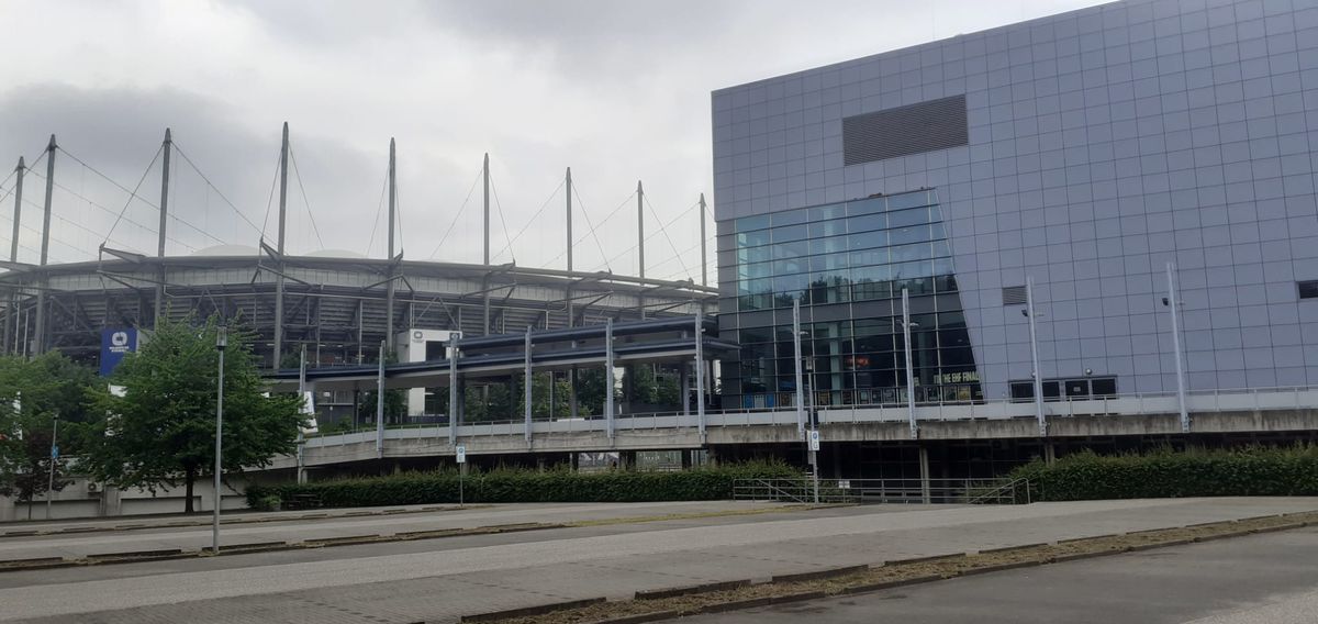 Imagini de la Barclays Arena, înainte de Dinamo - Hamburg