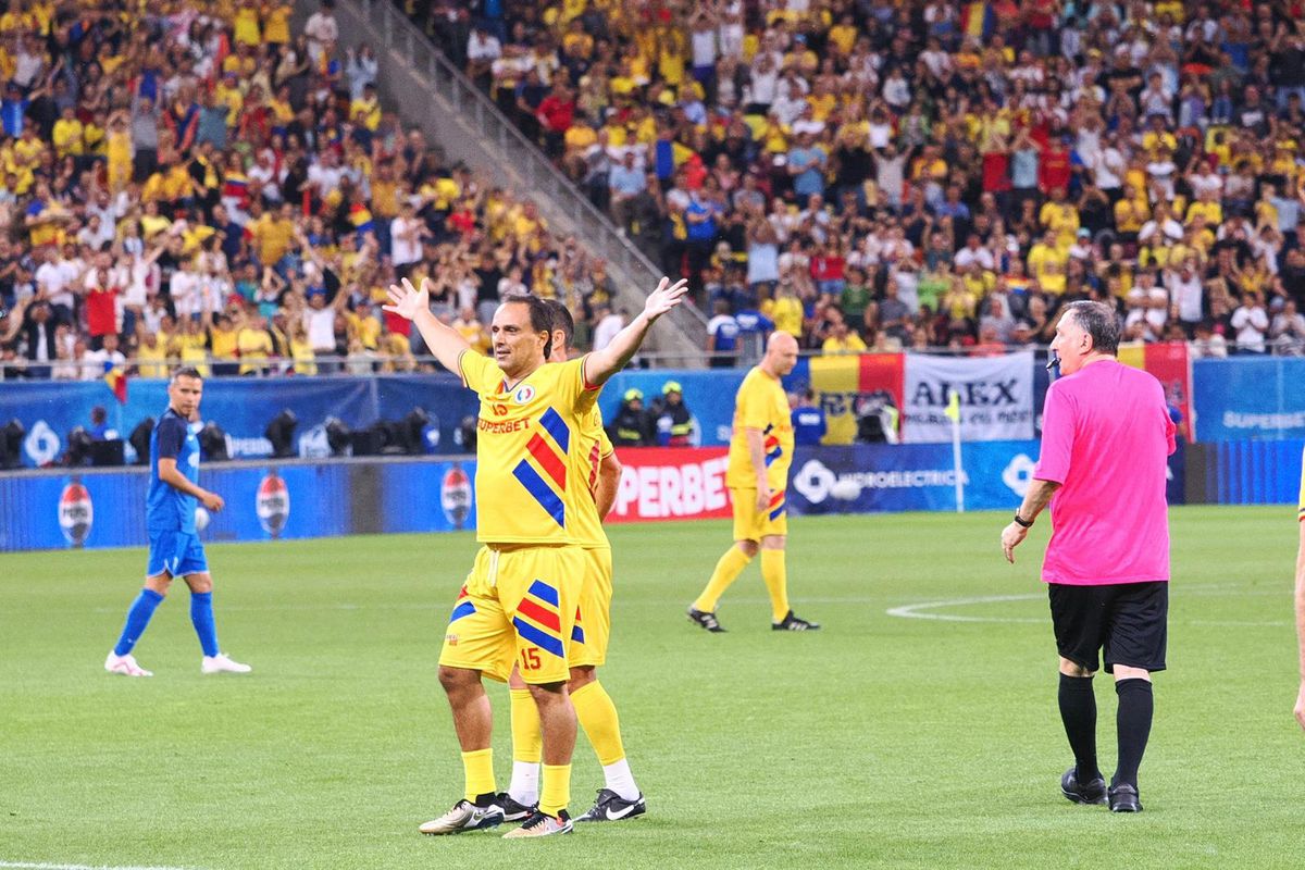 Generația de Aur – Legendele Lumii, meciul de adio al eroilor României » Victorie de senzație pentru „tricolori”! Gheorghe Hagi a făcut spectacol