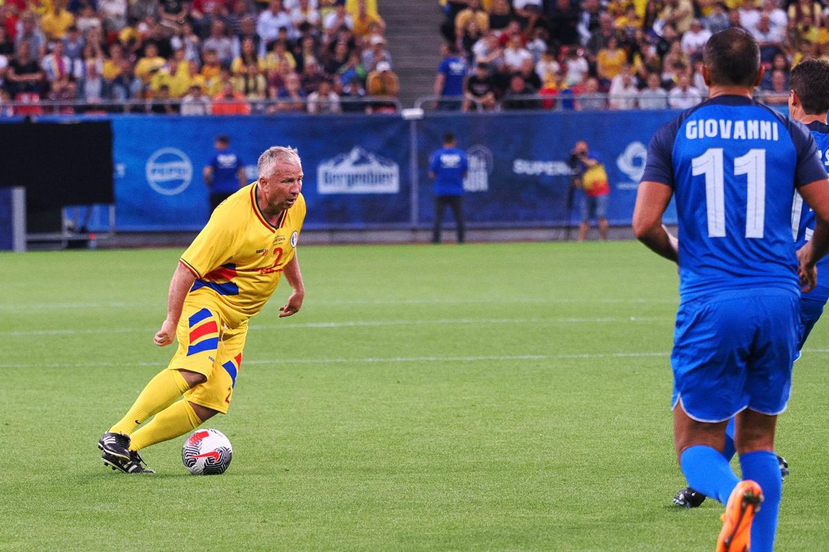 Generația de Aur – Legendele Lumii, meciul de adio al eroilor României » Victorie de senzație pentru „tricolori”! Gheorghe Hagi a făcut spectacol