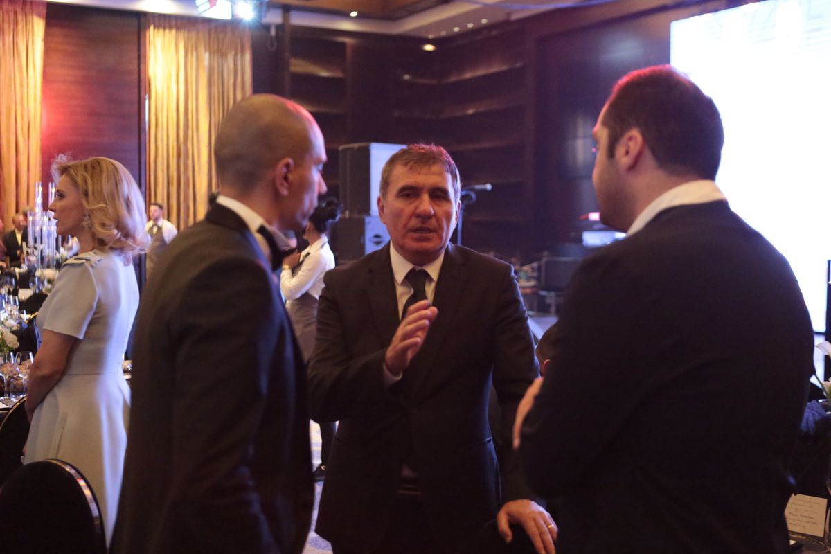 Cristi Borcea și Patrick, la dineul Generației de Aur