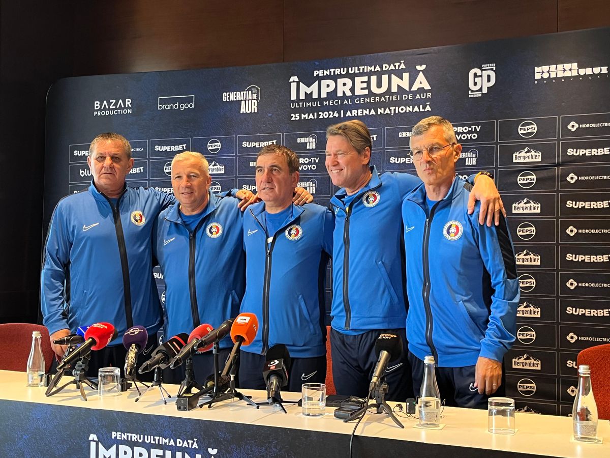 Generația de Aur, show și la microfon » Hagi, Petrescu și Lăcătuș s-au întrecut în glume: „Cine a petrecut până la 3:00 nu mai joacă!”. Răducioiu, emoționat până la lacrimi: „Oameni buni...”