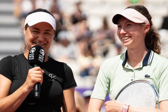 Monica Niculescu și Cristina Bucșa la festivitatea de premieră FOTO Internationaux de Strasbourg