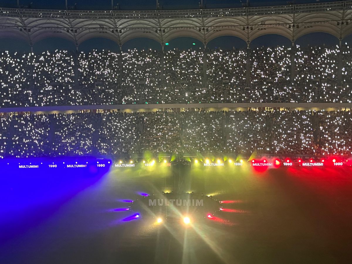 Atmosferă superbă la meciul de retragere al Generației de Aur