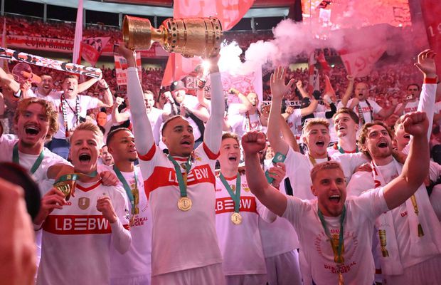 VfB Stuttgart, scandal cu sponsorul principal! » Ce a făcut clubul la finala Cupei Germaniei