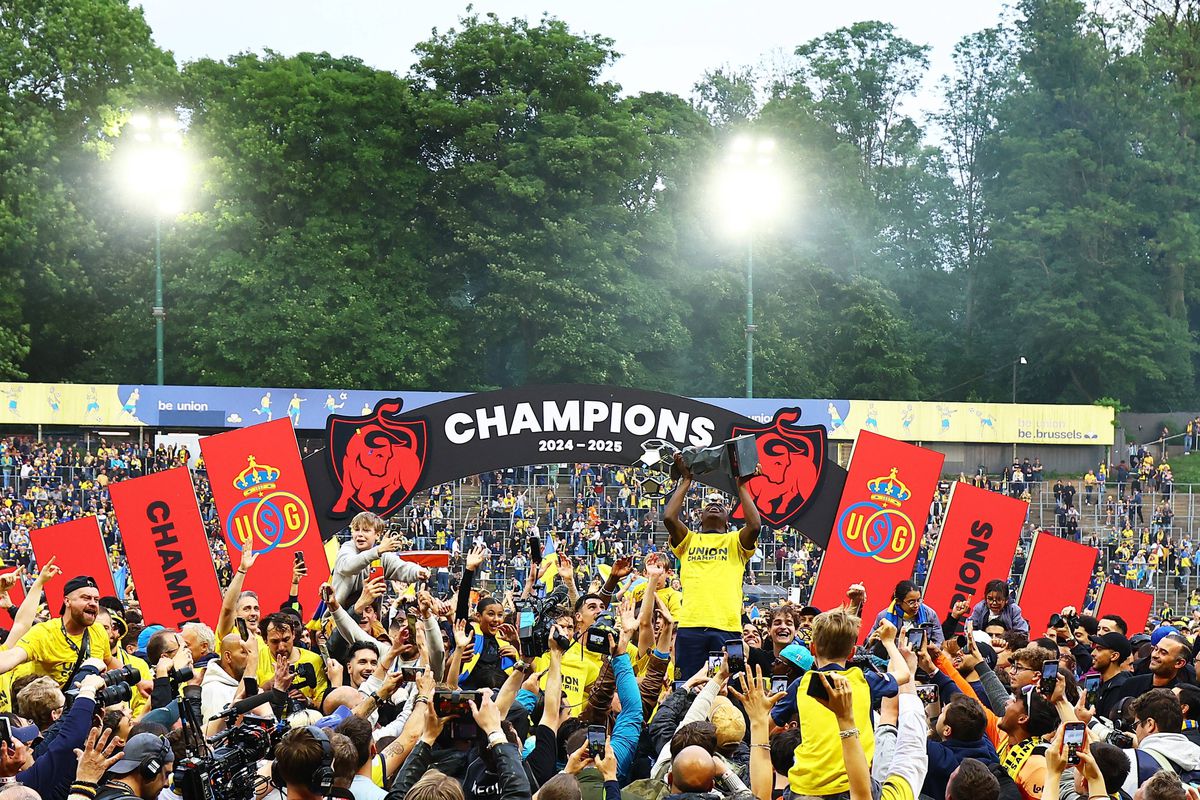 Imagini antologice de la sărbătoarea de titlu a celor de la Union Saint-Gilloise