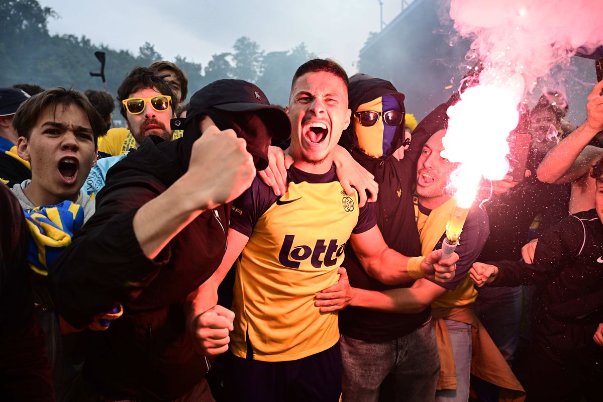 Imagini antologice de la sărbătoarea de titlu a celor de la Union Saint-Gilloise