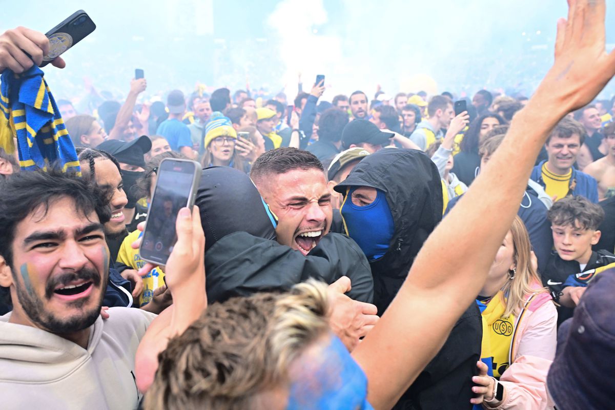 Imagini antologice de la sărbătoarea de titlu a celor de la Union Saint-Gilloise