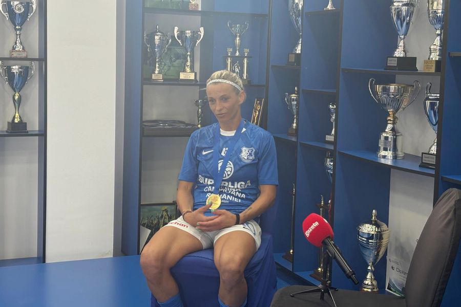 Olga Iordăchiuși, interviu pentru GSP / foto: GSP Olga Iordăchiuși, dublă campioană cu Farul și vedeta naționalei, interviu fără ocolișuri pentru GSP: „O luau în râs când le ziceam. Tot timpul erau răutăți”
