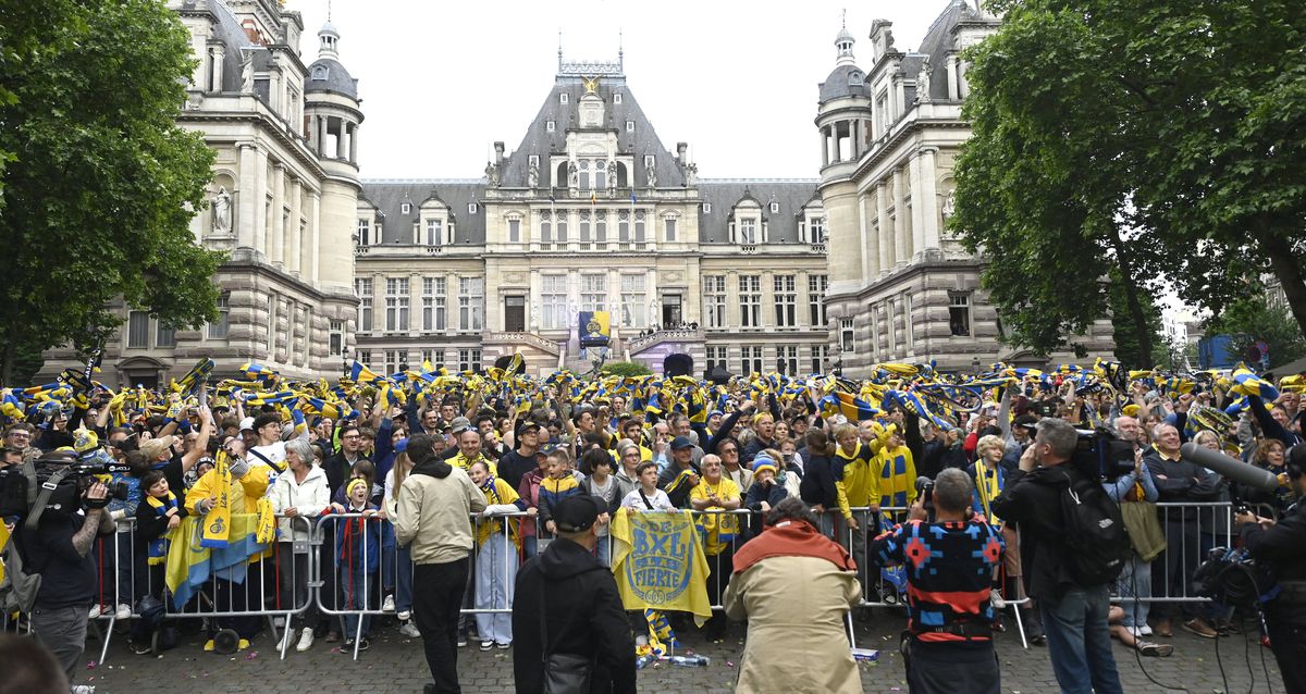 Imagini antologice de la sărbătoarea de titlu a celor de la Union Saint-Gilloise