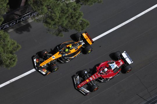 Lando Norris și Charles Leclerc, în timpul MP de Formula 1 din Monaco // foto: Imago