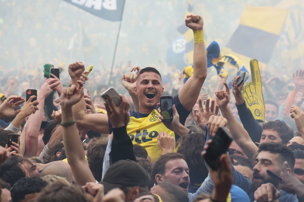 Imagini antologice de la sărbătoarea de titlu a celor de la Union Saint-Gilloise