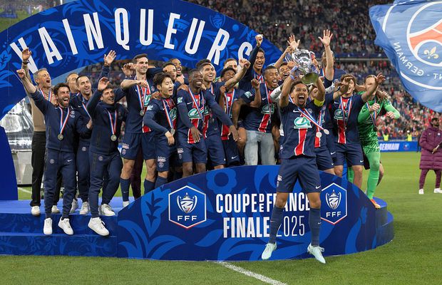 PSG a cucerit Cupa Franței și atacă tripla istorică. Lyon profită: merge în Europa League!