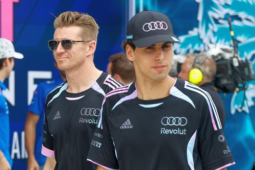 Piloții Audi, Nico Hulkenberg și Gabriel Bortoleto. Foto: Imago