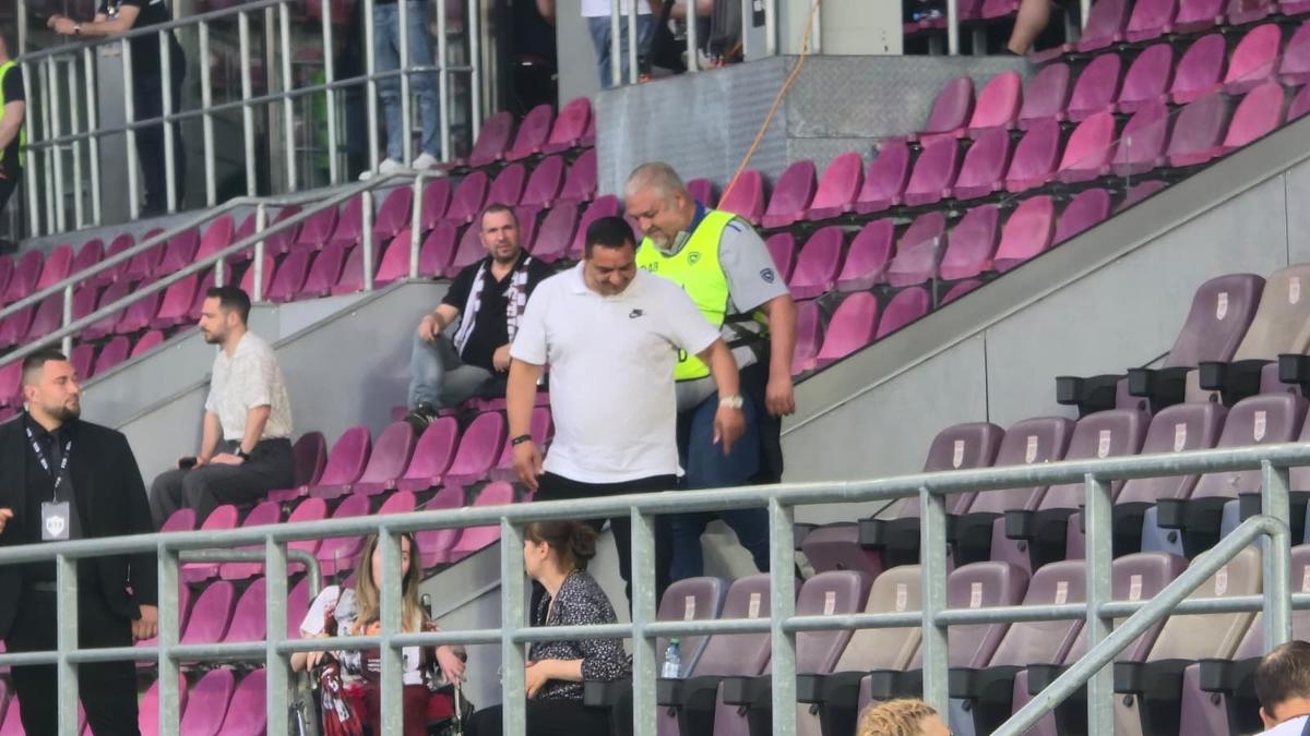 Ionel Ganea, la prima apariție publică pe un stadion după accidentul tragic: gest superb în tribunele Giuleștiului