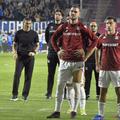 Costel Gâlcă, aclamat la ultimul meci la Rapid