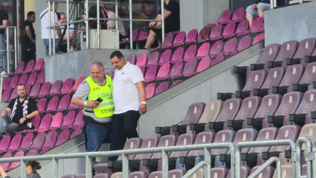 Ionel Ganea, la prima apariție publică pe un stadion după accidentul tragic: gest superb în tribunele Giuleștiului