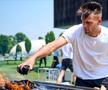 Imagini de arhivă din 2022 cu Lautaro Martinez, surprins în rolul de „șef al grătarelor”