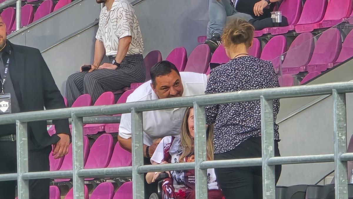Ionel Ganea, la prima apariție publică pe un stadion după accidentul tragic: gest superb în tribunele Giuleștiului