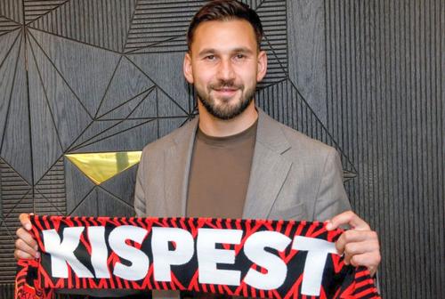 Deian Boldor este noul jucător al lui Honved // FOTO: honvedfc.hu
