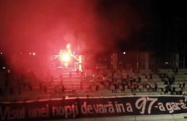 VIDEO Giuleștiul s-a aprins la miezul nopții » Momente SUPERBE în ziua în care Rapid împlinește 97 de ani