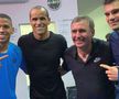 Rivaldo, Rivaldinho, Ianis și Gică Hagi, într-o fotografie de colecție