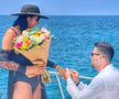Denisa Dedu a spus „DA” » Frumoasa portăriță s-a logodit în mijlocul mării, pe iaht