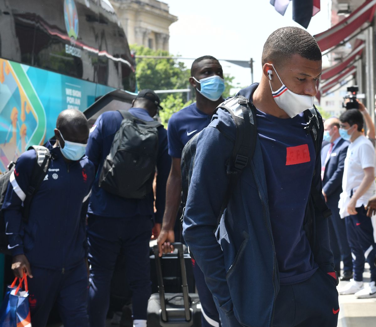 Franța - sosire România, Euro 2020