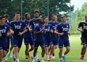 Nici FC U Craiova n-a scăpat de caniculă » Antrenament defensiv la 30 de grade, înaintea primului amical al lui Mutu