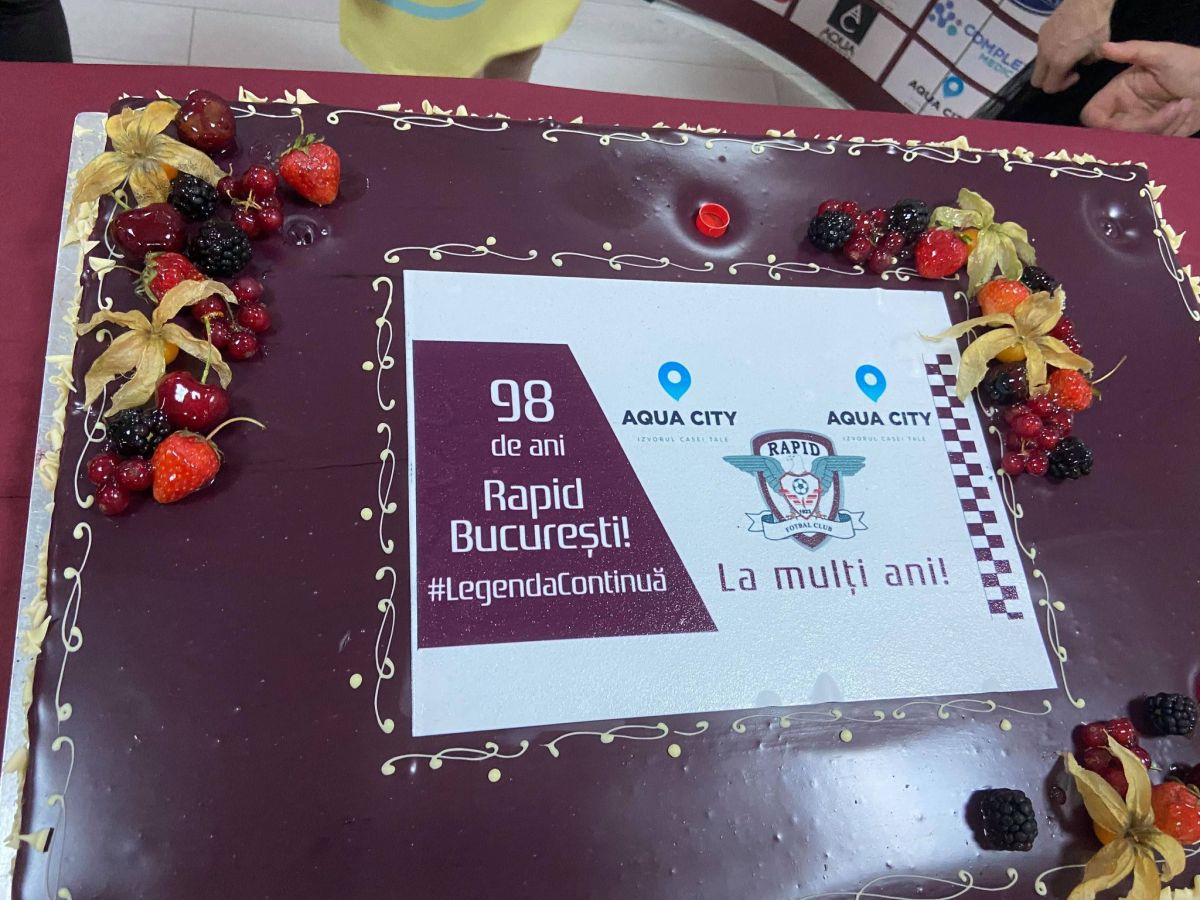 Rapid a sărbătorit 98 de ani de la înființare! Ce glorii au participat la eveniment