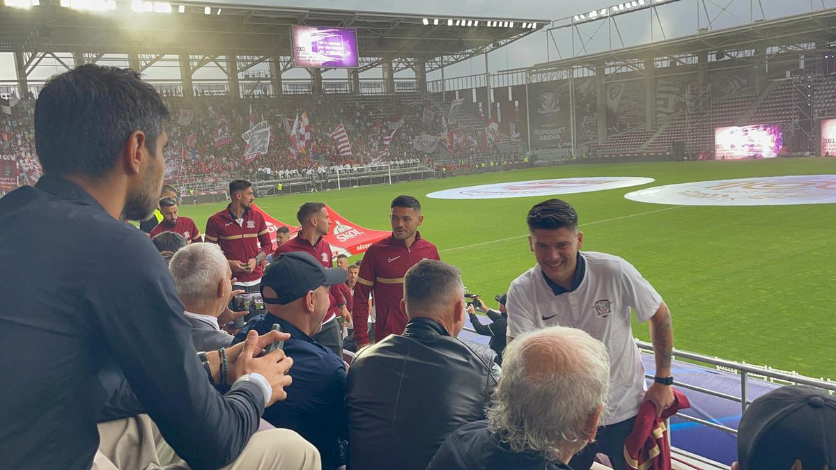 Moment emoționant în Giulești » Căpitanul Săpunaru, în lacrimi la ora 19:23 + gestul jucătorilor actuali ai Rapidului față de legende
