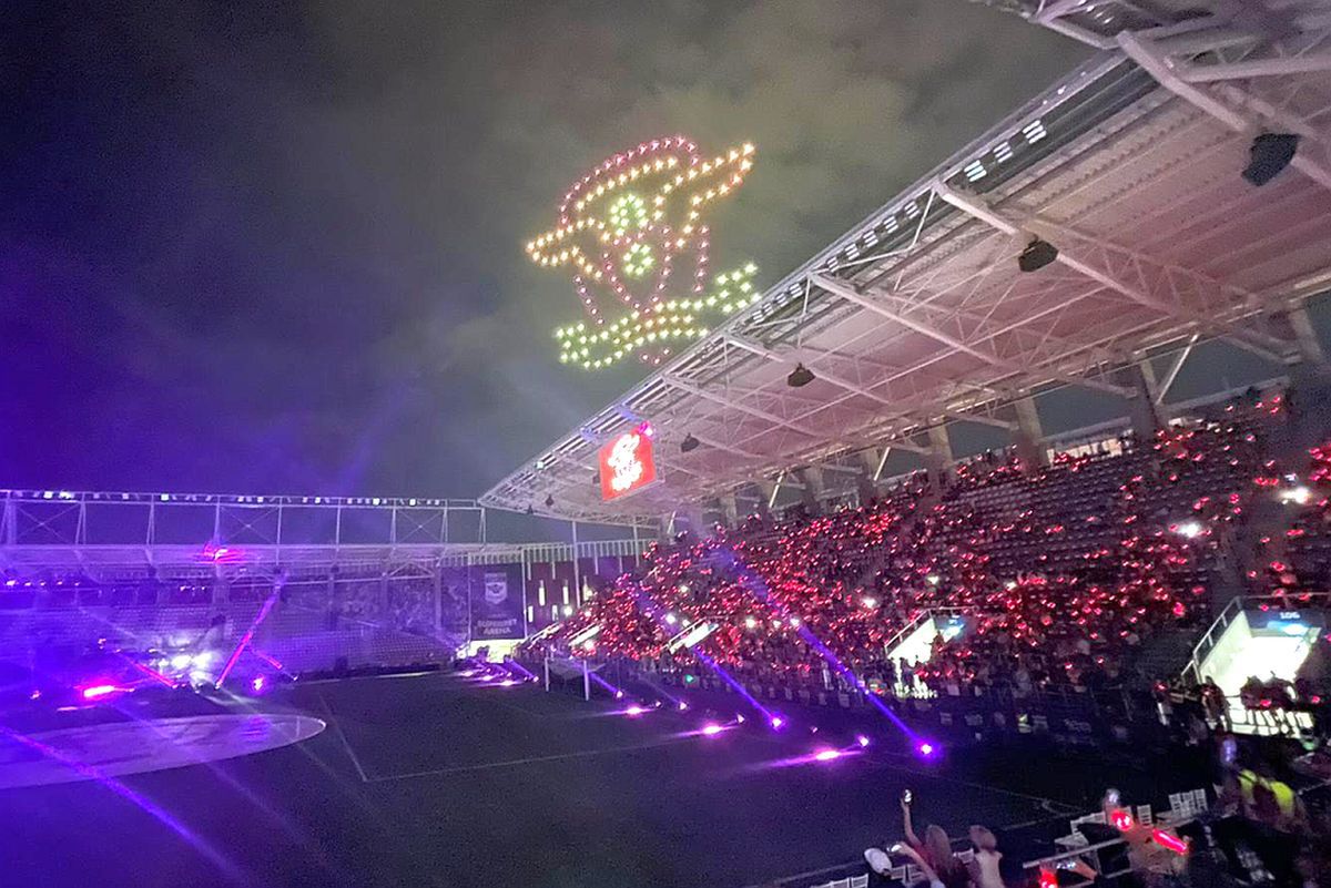 Moment aparte la centenar: ce a apărut pe cer, deasupra arenei din Giulești