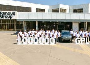 Dacia a atins cifra de 1 milion de autovehicule produse cu alimentare pe GPL