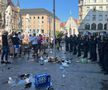 Suporterii sârbi s-au ciocnit cu forțele de ordine, înaintea meciului cu Danemarca de la Munchen