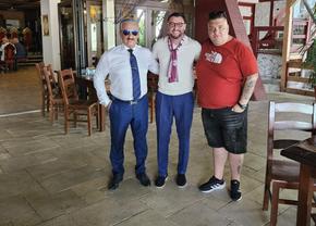 Imagini de la aniversarea de 101 de ani a Rapidului » Viorel Moldovan și Daniel Pancu, alături de Liviu Ungurean și Nicolae Cristescu