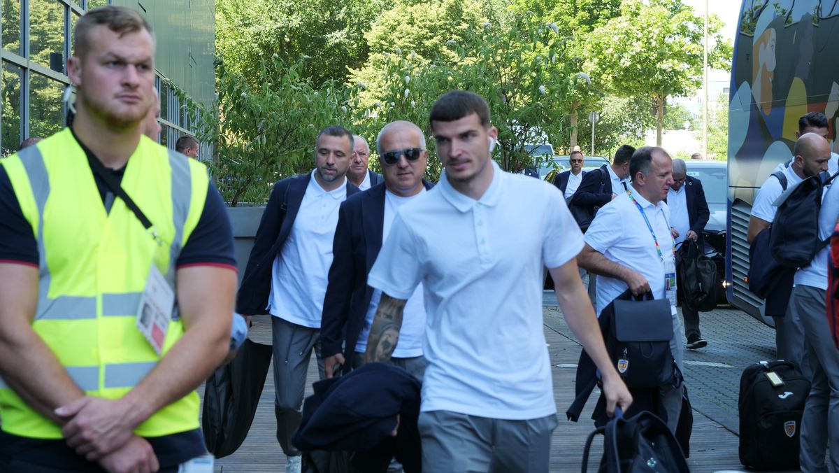 Sosire echipa nationala la Frankfurt