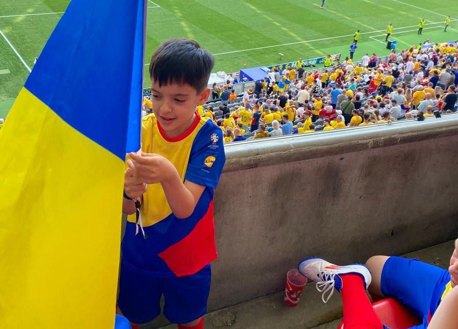 Copilul care a marcat cu Ucraina din suflet