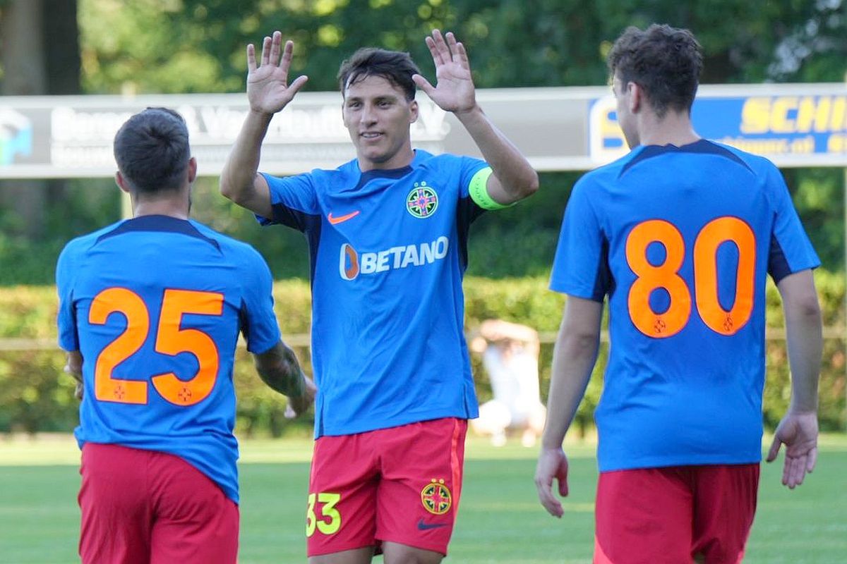 FCSB s-a distrat în primul amical din Olanda » Ștefănescu a marcat primele goluri la noua echipă + cine a jucat