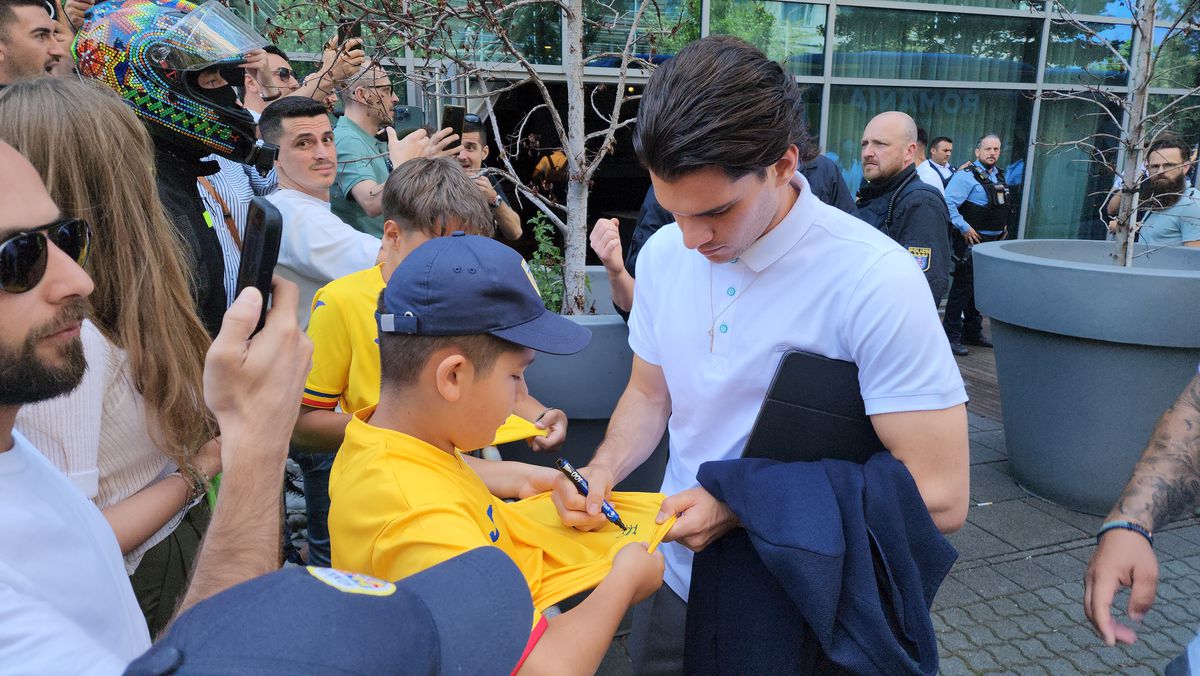 Sosire echipa nationala la Frankfurt