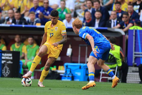 Florinel Coman, în duel cu ucraineanul Yukhym Konoplya / Foto: Imago