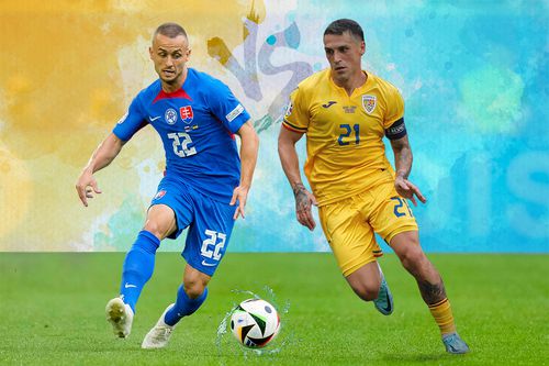 Vor fi dueluri tari în Slovacia - România, meciul decisiv pentru optimile Euro 2024. Fotomontaj GSP