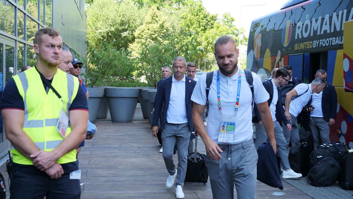 Sosire echipa nationala la Frankfurt