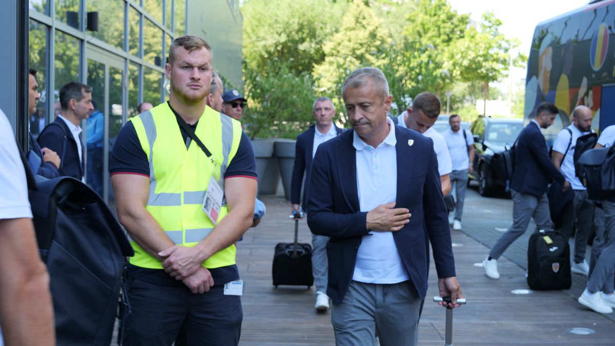 Sosire echipa nationala la Frankfurt