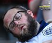 Pe stadion sau la terase, suporterii Angliei au privit cu greu prestația naționalei lui Southgate în fața Sloveniei / Sursă foto: Instagram@ 433