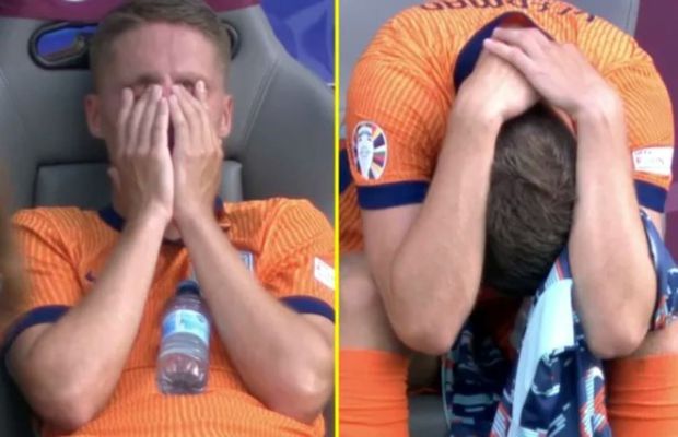 A izbucnit în lacrimi după ce a fost scos în minutul 35