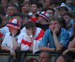 Pe stadion sau la terase, suporterii Angliei au privit cu greu prestația naționalei lui Southgate în fața Sloveniei / Sursă foto: Imago Images
