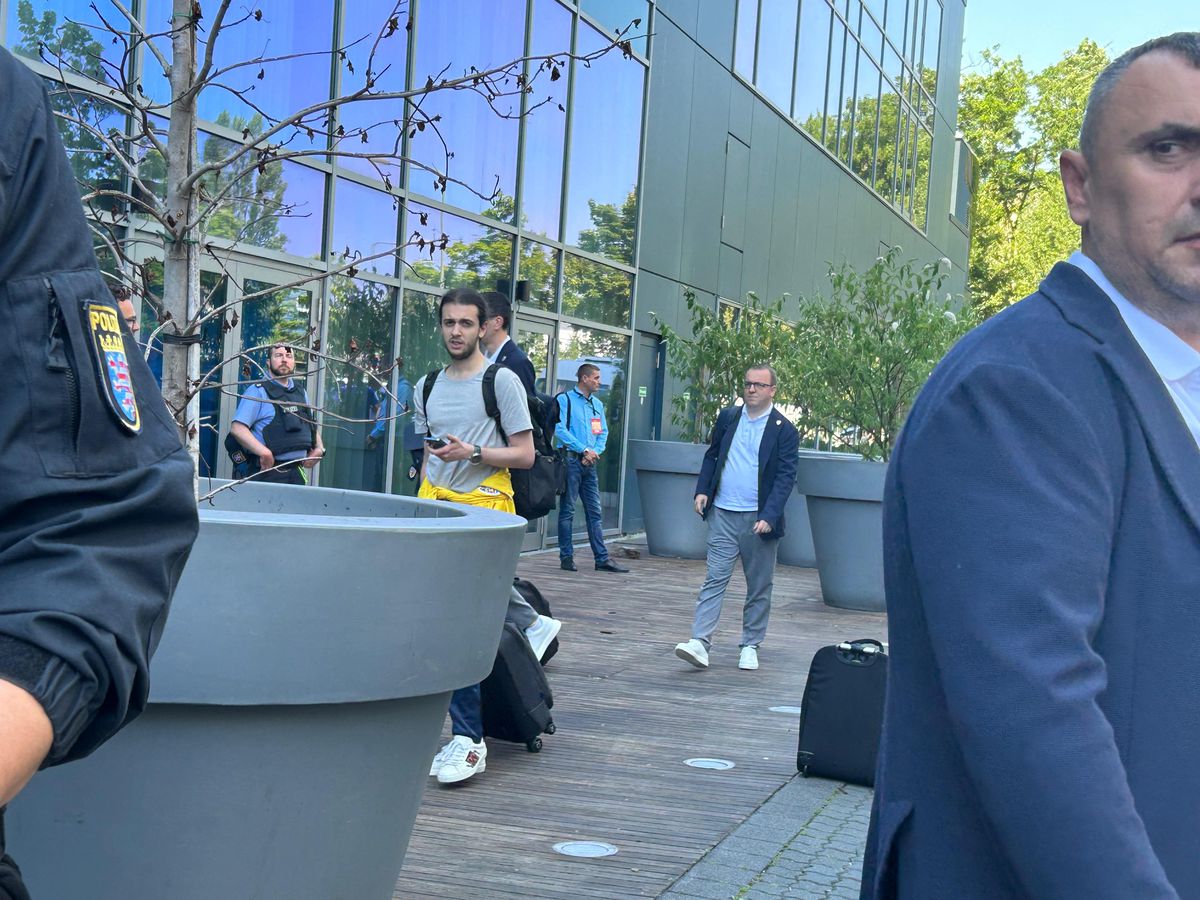 Sosire echipa nationala la Frankfurt